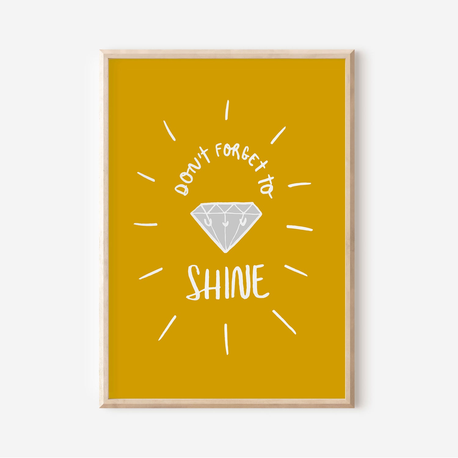 Don't Forget to Shine Printable Illustration